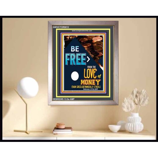 BE FREE   Christian Frame Wall Art   (GWVICTOR8012)   