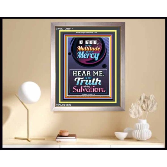 TRUTH OF THY SALVATION   Framed Bible Verses   (GWVICTOR8017)   