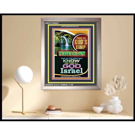 THERE IS A GOD IN ISRAEL   Bible Verses Framed for Home Online   (GWVICTOR8057)   
