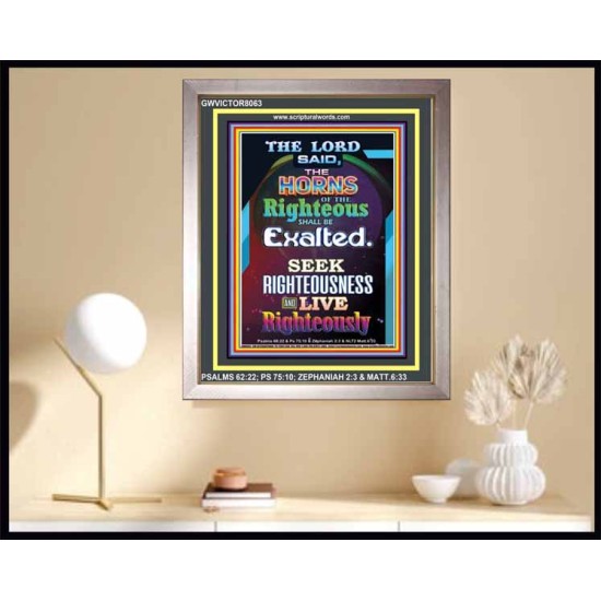 BE EXALTED   Bible Verses Framed Art Prints   (GWVICTOR8063)   