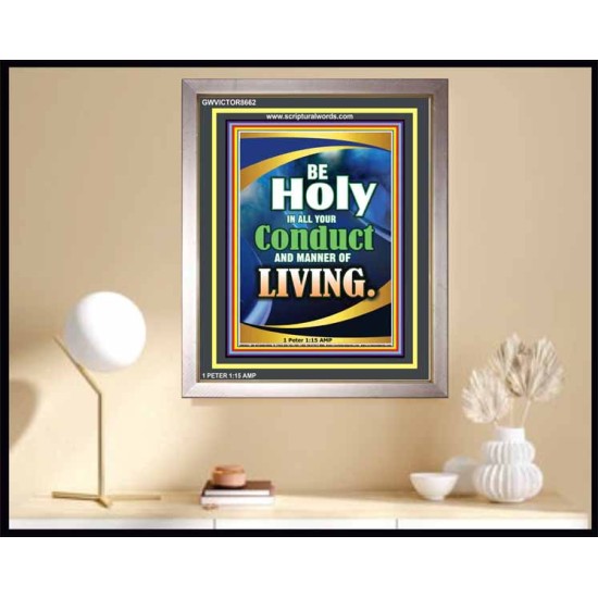 BE HOLY   Inspiration Wall Art Frame   (GWVICTOR8662)   