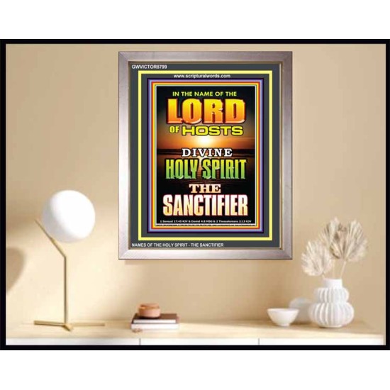 THE SANCTIFIER   Bible Verses Poster   (GWVICTOR8799)   