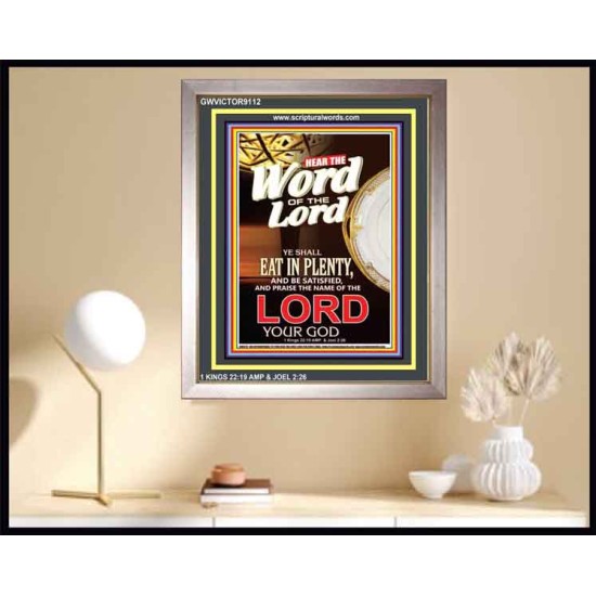 THE WORD OF THE LORD   Bible Verses  Picture Frame Gift   (GWVICTOR9112)   