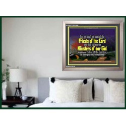 YE SHALL BE NAMED THE PRIESTS THE LORD   Bible Verses Framed Art Prints   (GWVICTOR1546)   "16x14"