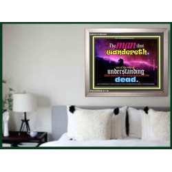 UNDERSTANDING   Inspirational Bible Verse Framed   (GWVICTOR3351)   "16x14"