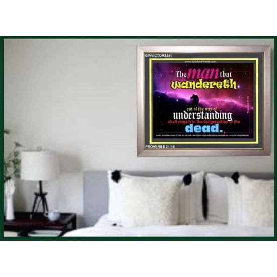 UNDERSTANDING   Inspirational Bible Verse Framed   (GWVICTOR3351)   