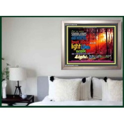 YE ARE LIGHT   Bible Verse Frame for Home   (GWVICTOR3735)   "16x14"