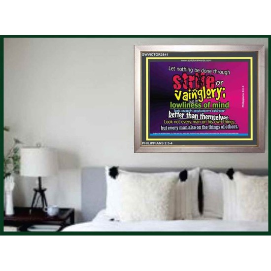 VAIN GLORY   Contemporary Christian Wall Art   (GWVICTOR3841)   