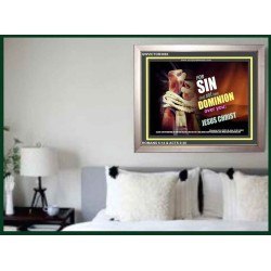 SIN SHALL NOT HAVE DOMINION   Frame Biblical Paintings   (GWVICTOR3983)   