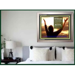 TRUST IN GOD   Framed Bible Verse   (GWVICTOR4228)   "16x14"