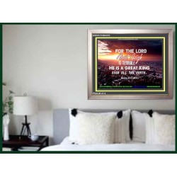 A GREAT KING   Christian Quotes Framed   (GWVICTOR4370)   