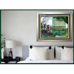 SAY YE TO THE RIGHTEOUS   Printable Bible Verses to Framed   (GWVICTOR4447)   