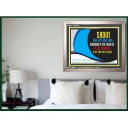 SHOUT FOR JOY   Bible Verses Poster   (GWVICTOR4876)   