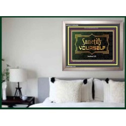 SANCTIFICATION   Contemporary Christian Wall Art Frame   (GWVICTOR5292)   