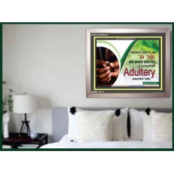 ADULTERY   Framed Bedroom Wall Decoration   (GWVICTOR5474)   
