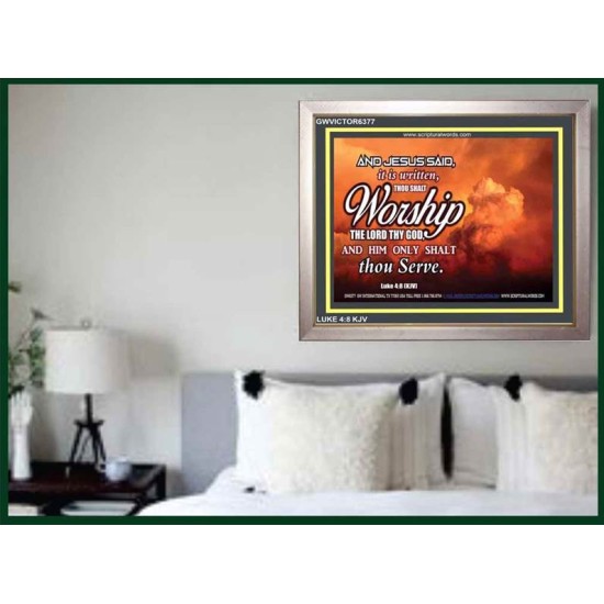 WORSHIP   Home Decor Art   (GWVICTOR6377)   