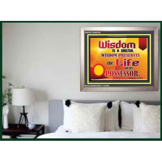 WISDOM   Framed Bible Verse   (GWVICTOR6782)   