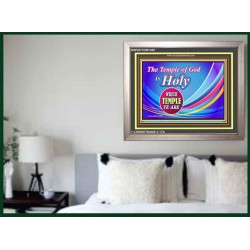 YE ARE GODS TEMPLE   Frame Bible Verse Art    (GWVICTOR7497)   