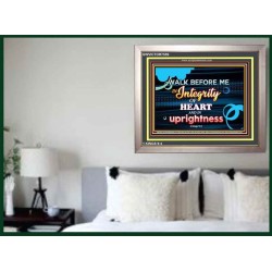WALK IN INTEGRITY   Unique Bible Verse Frame   (GWVICTOR7559)   