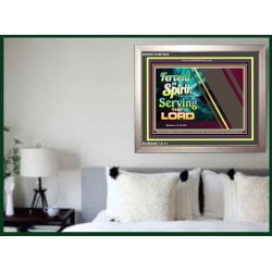 SERVE THE LORD   Christian Quotes Framed   (GWVICTOR7825)   