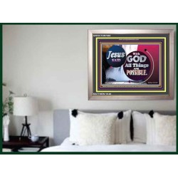 ALL THINGS ARE POSSIBLE   Decoration Wall Art   (GWVICTOR7965)   
