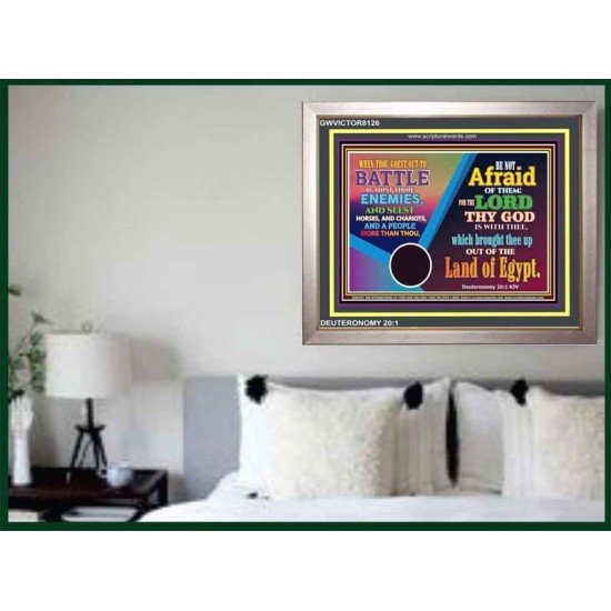 BE NOT AFRAID   Inspirational Bible Verses Framed   (GWVICTOR8126)   