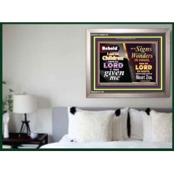 SIGNS AND WONDERS   Framed Office Wall Decoration   (GWVICTOR8179)   