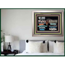A MIGHTY TERRIBLE ONE   Bible Verse Frame Art Prints   (GWVICTOR8362)   "16x14"