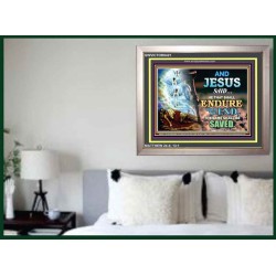 YE SHALL BE SAVED   Unique Bible Verse Framed   (GWVICTOR8421)   