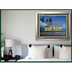 YOUR FATHER KNOWETH    Framed Guest Room Wall Decoration   (GWVICTOR845)   