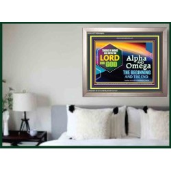ALPHA AND OMEGA   Christian Quotes Framed   (GWVICTOR8649L)   