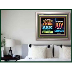 ASK AND YOU WILL RECEIVE   Scripture Art Frame   (GWVICTOR8878)   