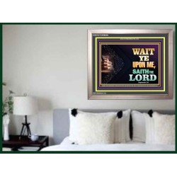 WAIT UPON THE LORD   Bible Scriptures on Forgiveness Acrylic Glass Frame   (GWVICTOR8936)   