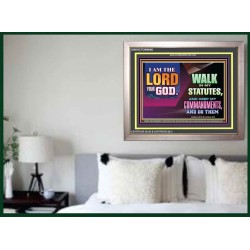 WALK IN MY STATUTES   Framed Sitting Room Wall Decoration   (GWVICTOR9000)   