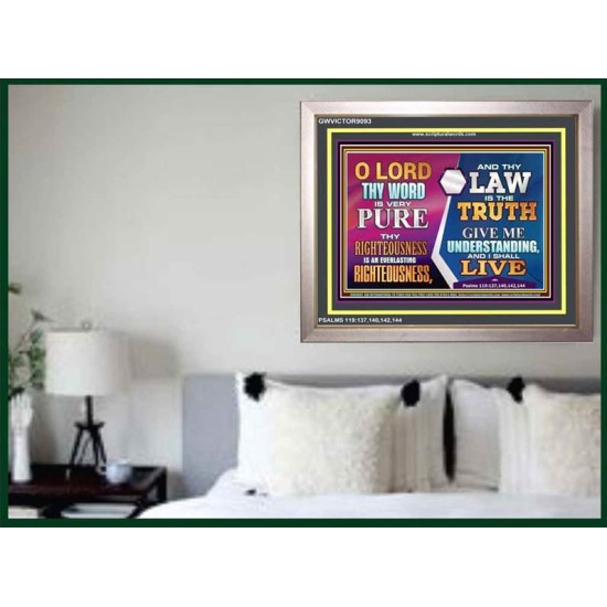 THY WORD IS PURE   Bible Verse Wall Art   (GWVICTOR9093)   