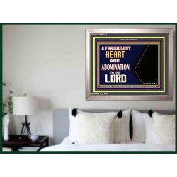 WHAT ARE ABOMINATION TO THE LORD   Large Framed Scriptural Wall Art   (GWVICTOR9273)   