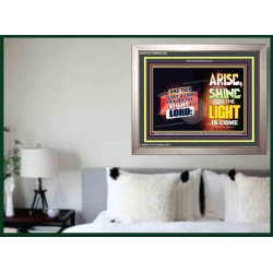 ARISE SHINE FOR THE LIGHT IS COME   Biblical Paintings Frame   (GWVICTOR9474b)   