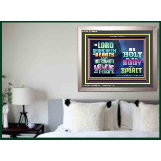 BE HOLY BODY SPIRIT AND SOUL   Frame Biblical Paintings   (GWVICTOR9515)   
