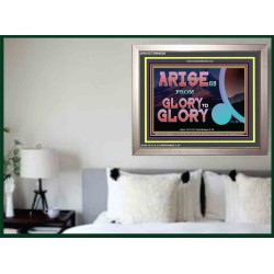 ARISE GO FROM GLORY TO GLORY   Inspirational Wall Art Wooden Frame   (GWVICTOR9529)   "16x14"