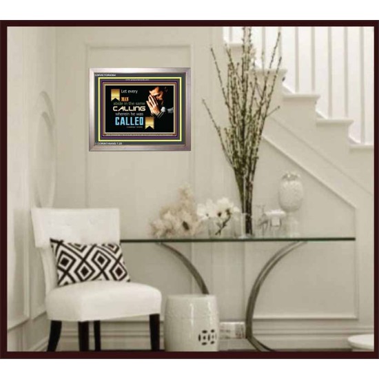 ABIDE IN YOUR CALLING   Modern Wall Art   (GWVICTOR4364)   