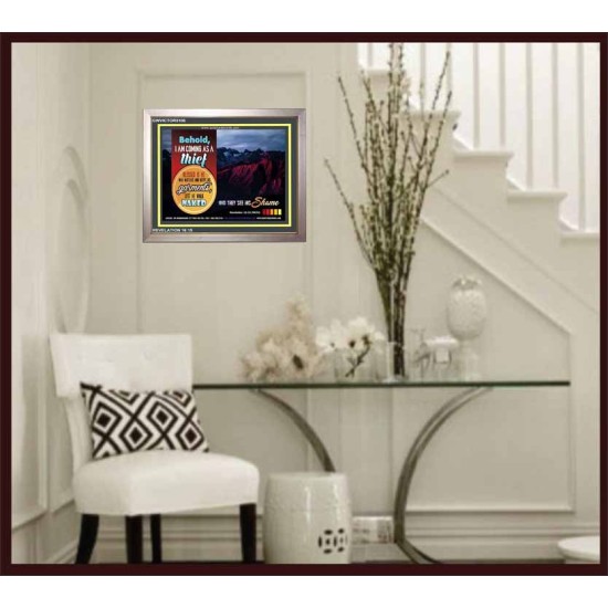 BE PREPARED   contemporary Christian Art Frame   (GWVICTOR5106)   