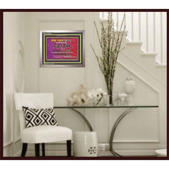 WIN ETERNAL LIFE   Inspiration office art and wall dcor   (GWVICTOR6602)   