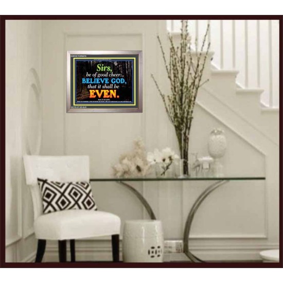 BE OF GOOD CHEER   Frame Scriptural Wall Art   (GWVICTOR6676)   