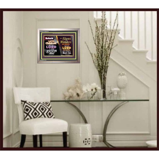 SIGNS AND WONDERS   Framed Office Wall Decoration   (GWVICTOR8179)   