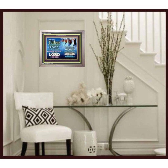 TITHES   Framed Hallway Wall Decoration   (GWVICTOR8289)   