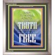 THE TRUTH SHALL MAKE YOU FREE   Scriptural Wall Art   (GWVICTOR049)   