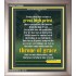 APPROACH THE THRONE OF GRACE   Encouraging Bible Verses Frame   (GWVICTOR080)   "14x16"