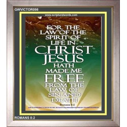 BE FREE IN THE LORD JESUS CHRIST   Biblical Paintings   (GWVICTOR098)   