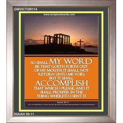 THE WORD OF GOD    Bible Verses Poster   (GWVICTOR114)   