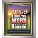 AT MIDNIGHT   Bible Verse Picture Frame Gift   (GWVICTOR1223)   
